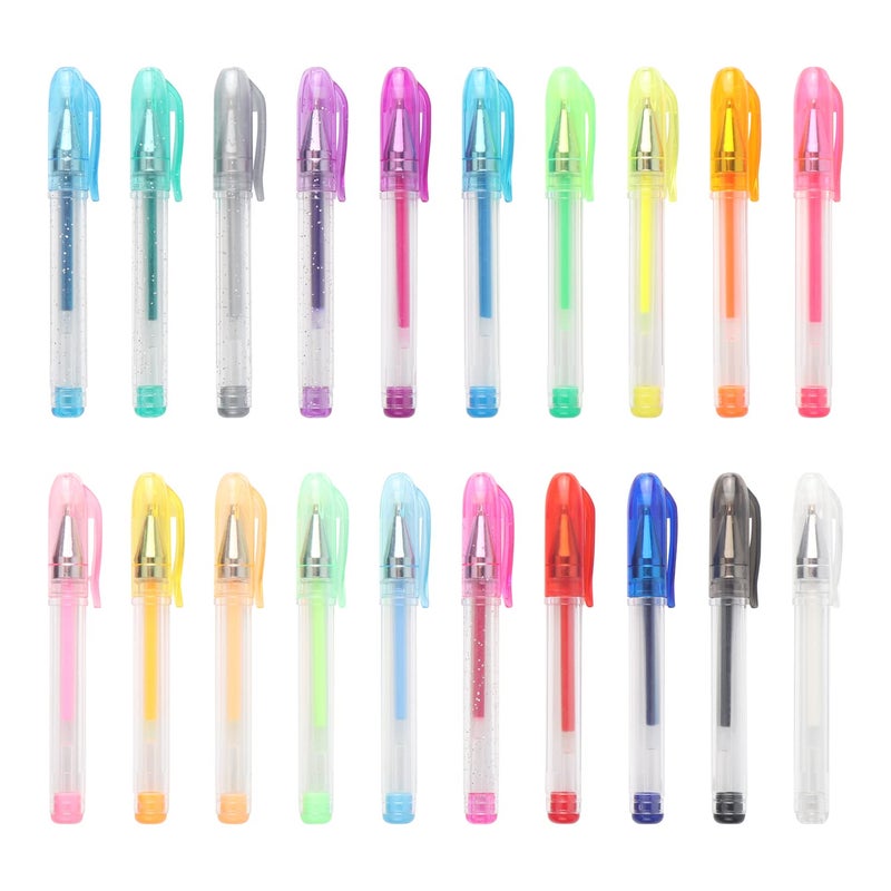 NIKO Gel Pen Mini 20 Glitter Colored Pens ï¼Œ1 Pack - Image 1